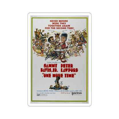 One More Time 1970 Movie Poster STICKER Vinyl Die-Cut Decal-5 Inch-The Sticker Space