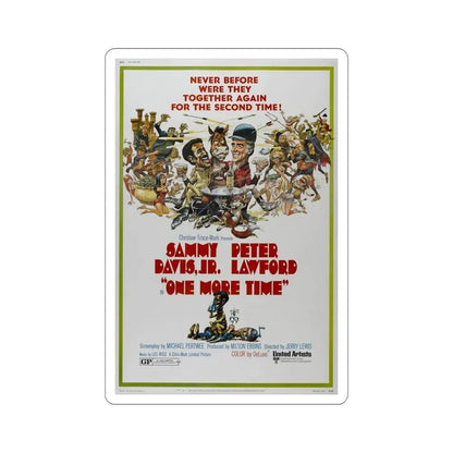 One More Time 1970 Movie Poster STICKER Vinyl Die-Cut Decal 5 Inch - The Sticker Space
