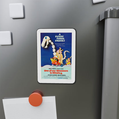 One of Our Dinosaurs Is Missing 1975 Movie Poster Die-Cut Magnet-The Sticker Space