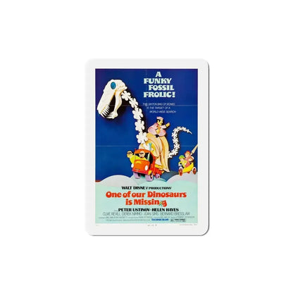 One of Our Dinosaurs Is Missing 1975 Movie Poster Refrigerator Magnet 4 Inch - The Sticker Space