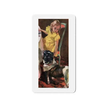 One Order of Toast, The American Magazine, December 1937 (Magazine Illustration) Refrigerator Magnet - The Sticker Space