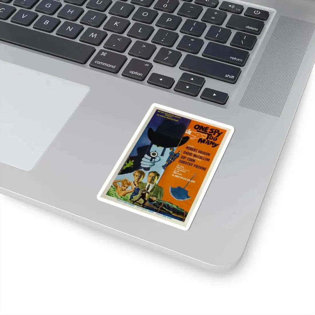 One Spy Too Many 1966 Movie Poster - STICKER Vinyl Kiss-Cut Decal - The Sticker Space