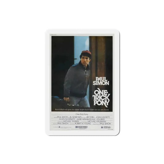 One Trick Pony 1980 Movie Poster Refrigerator Magnet 2 Inch - The Sticker Space