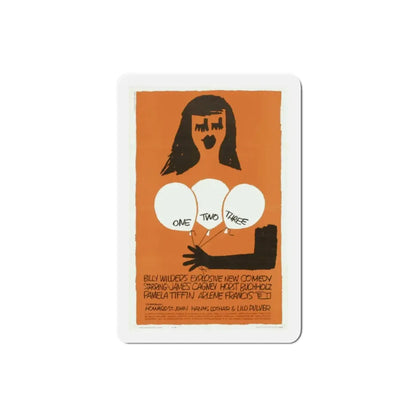 One Two Three 1961 Movie Poster Refrigerator Magnet - The Sticker Space