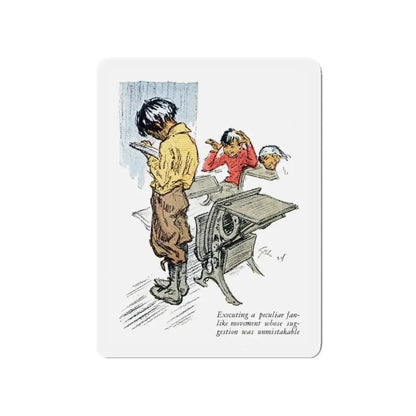 One Uses the Handkerchief (1), Woman's Home Companion, November 1924 (Magazine Illustration) Refrigerator Magnet - The Sticker Space