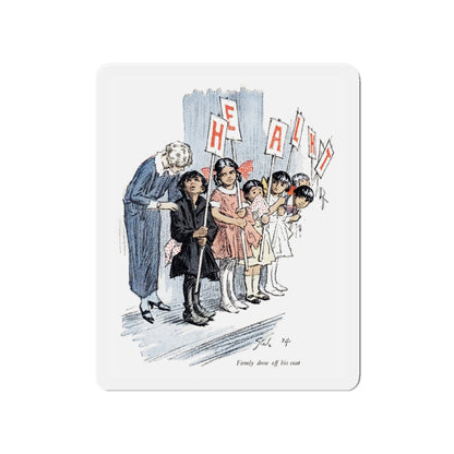 One Uses the Handkerchief (6), Woman's Home Companion, November 1924 (Magazine Illustration) Refrigerator Magnet-4" x 4"-The Sticker Space