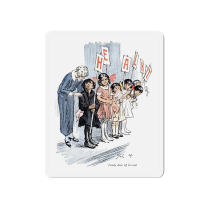 One Uses the Handkerchief (6), Woman's Home Companion, November 1924 (Magazine Illustration) Refrigerator Magnet-5" x 5"-The Sticker Space