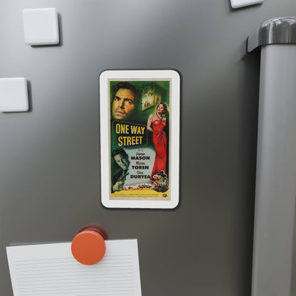 One Way Street 1950 Movie Poster Die-Cut Magnet-The Sticker Space