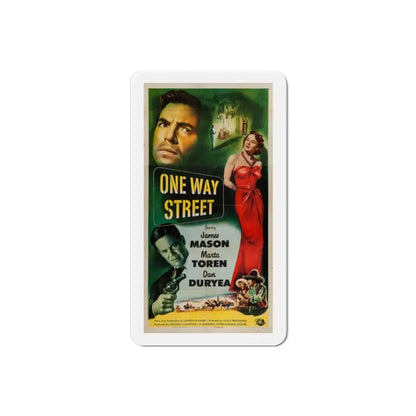 One Way Street 1950 Movie Poster Refrigerator Magnet - The Sticker Space
