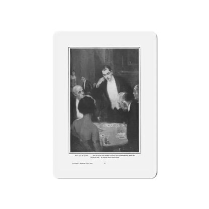 One-Way Street (2), Everybody's Magazine, May 1924 (Magazine Illustration) Refrigerator Magnet 5 Inch - The Sticker Space