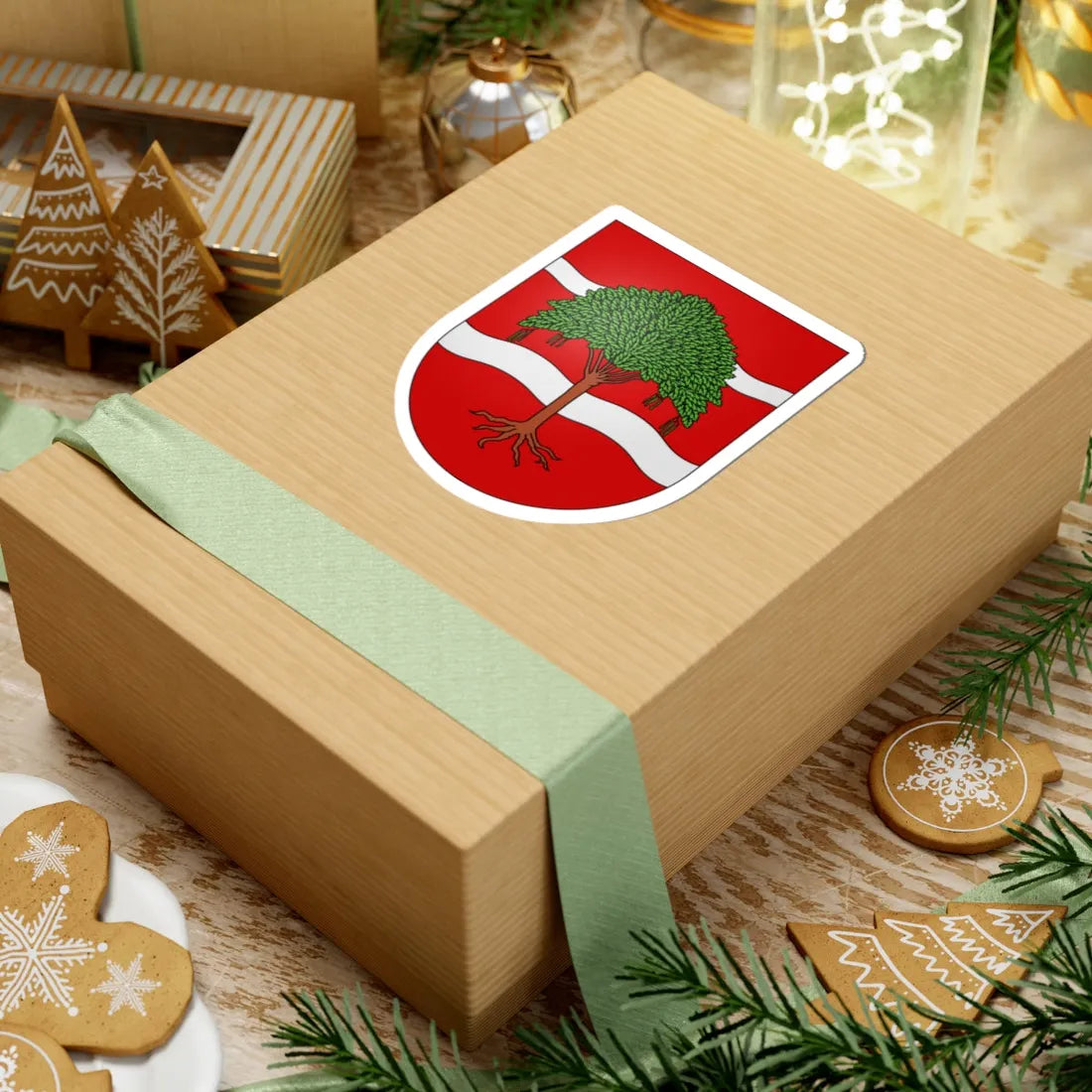 Onex-coat of arms (Switzerland) (Coat of Arms) STICKER Vinyl Kiss-Cut Decal - The Sticker Space