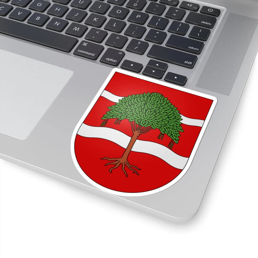 Onex-coat of arms (Switzerland) (Coat of Arms) STICKER Vinyl Kiss-Cut Decal - The Sticker Space