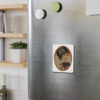 Onlooker (Magazine Illustration) Refrigerator Magnet-The Sticker Space