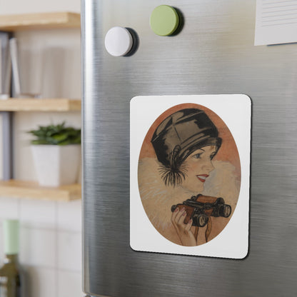 Onlooker (Magazine Illustration) Refrigerator Magnet-The Sticker Space