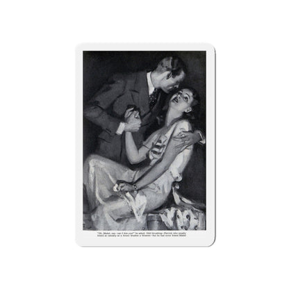 Only A Contingent, Good Housekeeping, March 1931 (Magazine Illustration) Refrigerator Magnet-5" x 5"-The Sticker Space