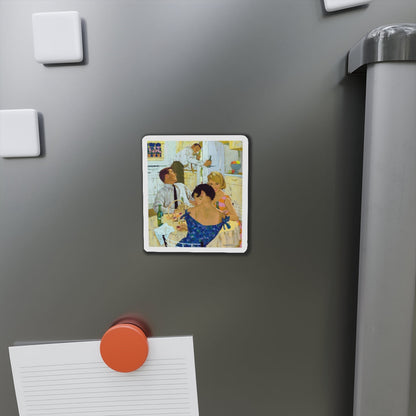 Only Ballantine Ale Brews 'Brewer's Gold, advt illustration (Magazine Illustration) Refrigerator Magnet-The Sticker Space