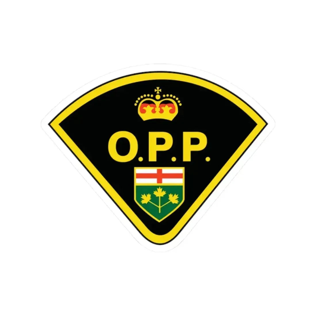 Ontario Provincial Police - STICKER Vinyl Kiss-Cut Decal 2 Inch White - The Sticker Space