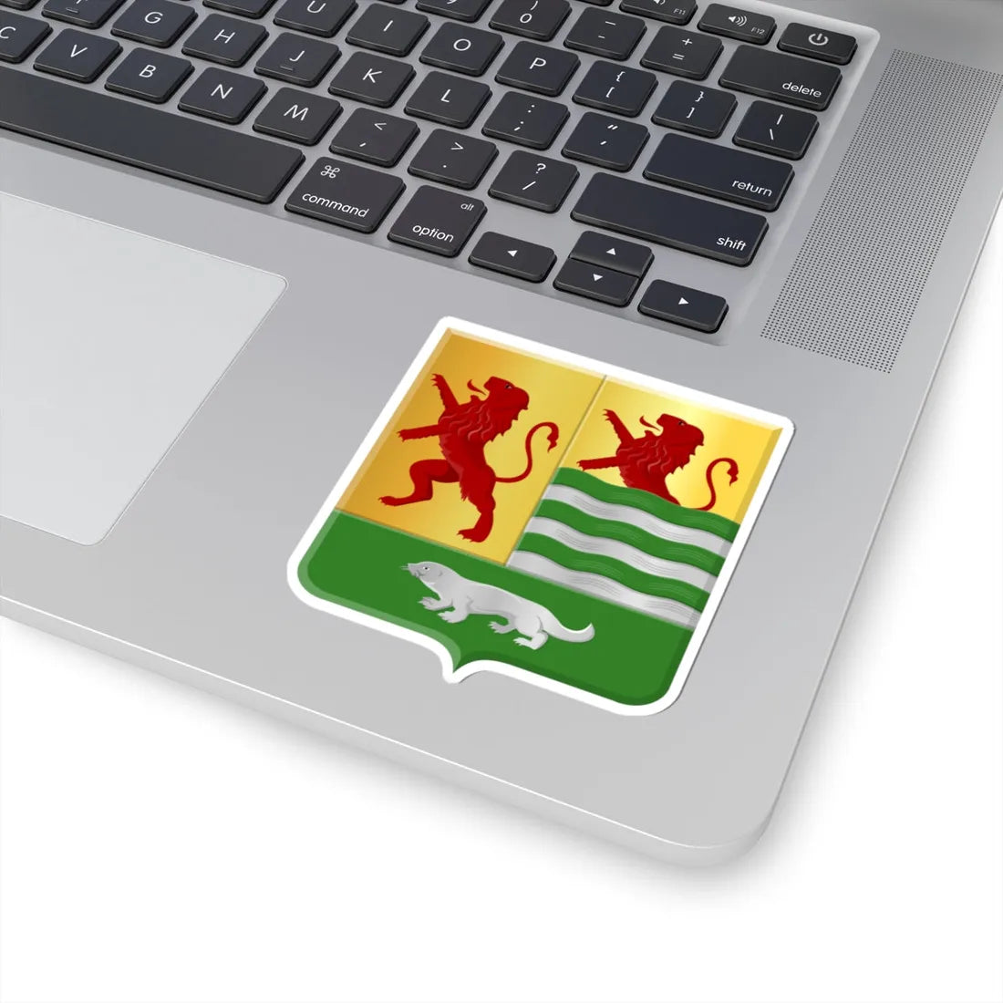 Onwaard wapen (Netherlands) (Coat of Arms) STICKER Vinyl Kiss-Cut Decal - The Sticker Space