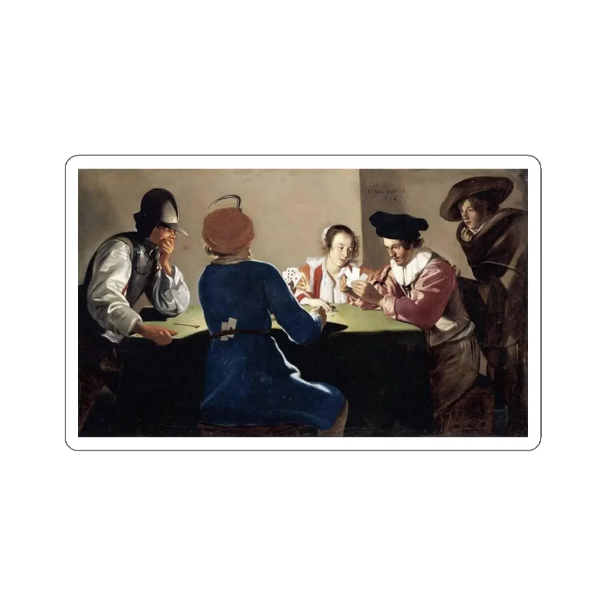SKU:33894320321114625154 Sticker types:White Shape:Die-Cut Sizes:2" × 2"