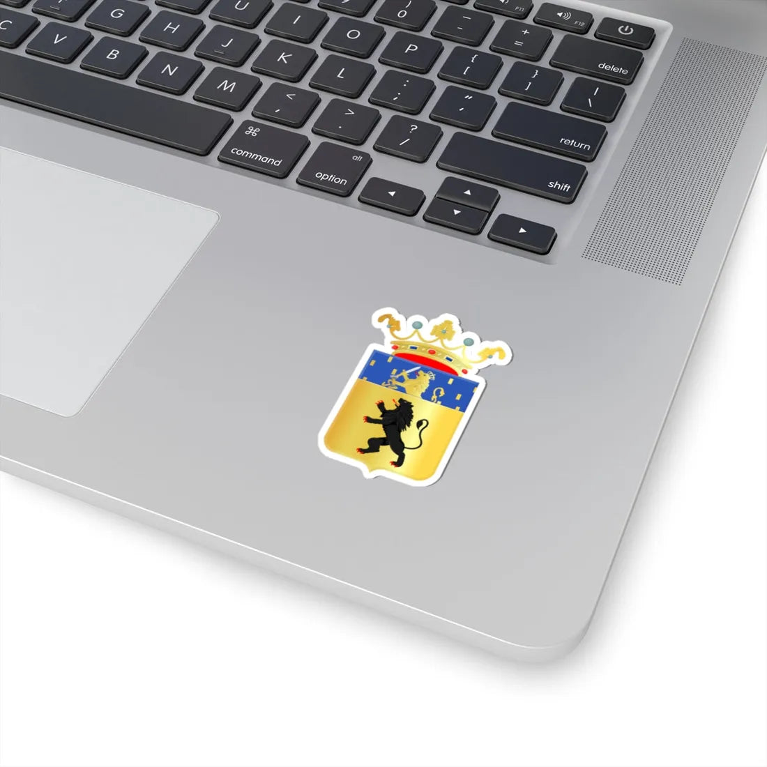 Oost Vlaanderen provinciewapen 1820 HRvA (Belgium) (Coat of Arms) STICKER Vinyl Kiss-Cut Decal - The Sticker Space