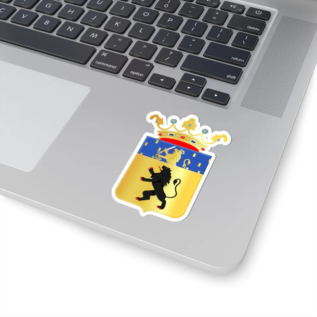Oost Vlaanderen provinciewapen 1820 HRvA (Belgium) (Coat of Arms) STICKER Vinyl Kiss-Cut Decal - The Sticker Space