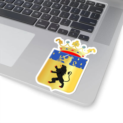 Oost Vlaanderen provinciewapen 1820 HRvA (Belgium) (Coat of Arms) STICKER Vinyl Kiss-Cut Decal - The Sticker Space