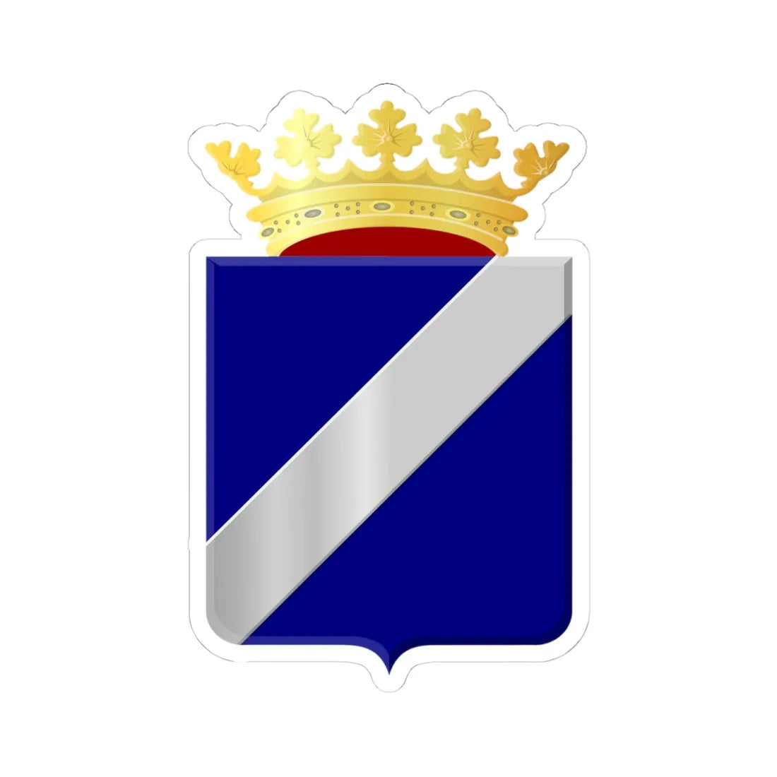 Oostdongeradeel wapen (Netherlands) (Coat of Arms) STICKER Vinyl Kiss-Cut Decal 4 Inch White - The Sticker Space