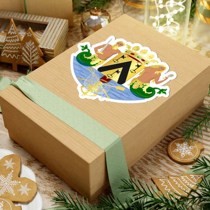 Oostende wapen (Belgium) (Coat of Arms) STICKER Vinyl Kiss-Cut Decal - The Sticker Space