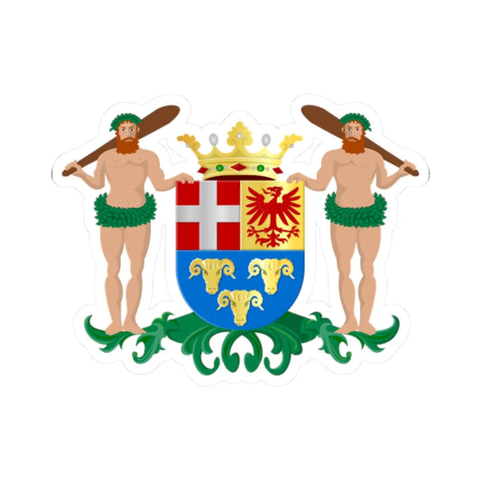 Oosterhesselen wapen (Netherlands) (Coat of Arms) STICKER Vinyl Kiss-Cut Decal 2 Inch White - The Sticker Space