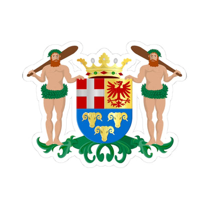 Oosterhesselen wapen (Netherlands) (Coat of Arms) STICKER Vinyl Kiss-Cut Decal 3 Inch White - The Sticker Space