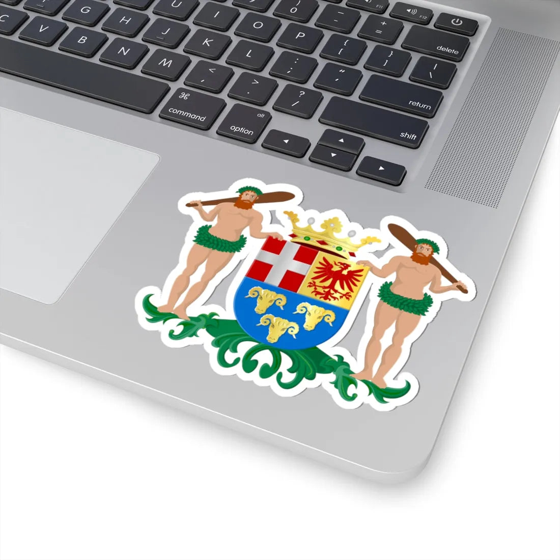 Oosterhesselen wapen (Netherlands) (Coat of Arms) STICKER Vinyl Kiss-Cut Decal - The Sticker Space