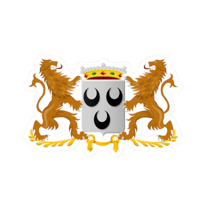 Oosterhout wapen (Netherlands) (Coat of Arms) STICKER Vinyl Kiss-Cut Decal 2 Inch White - The Sticker Space