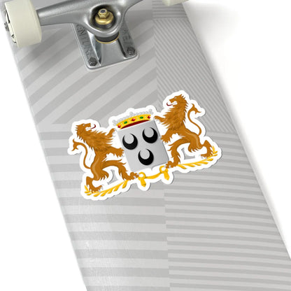 Oosterhout wapen (Netherlands) (Coat of Arms) STICKER Vinyl Kiss-Cut Decal - The Sticker Space