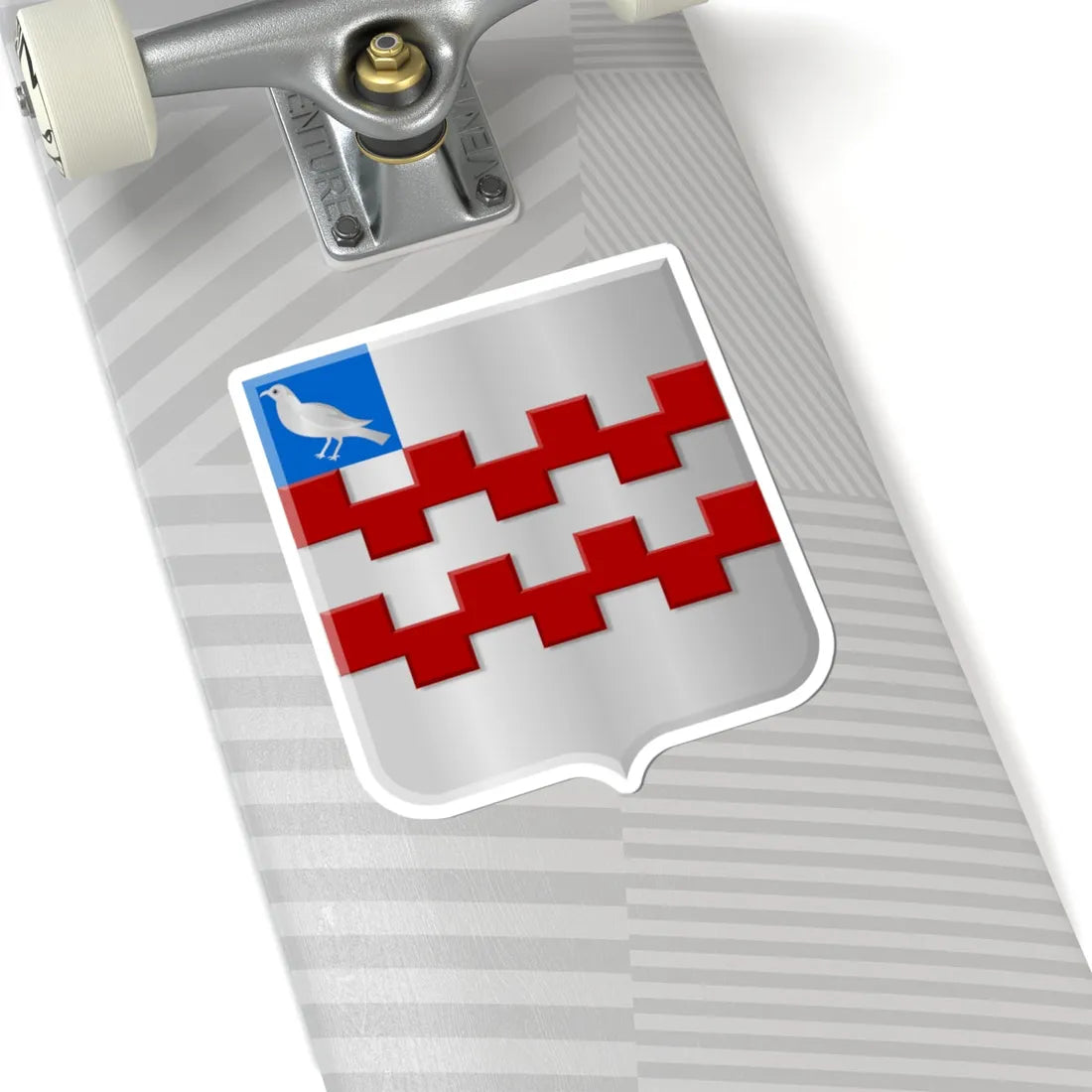 Oosterwijk wapen (Netherlands) (Coat of Arms) STICKER Vinyl Kiss-Cut Decal - The Sticker Space