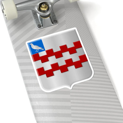 Oosterwijk wapen (Netherlands) (Coat of Arms) STICKER Vinyl Kiss-Cut Decal - The Sticker Space