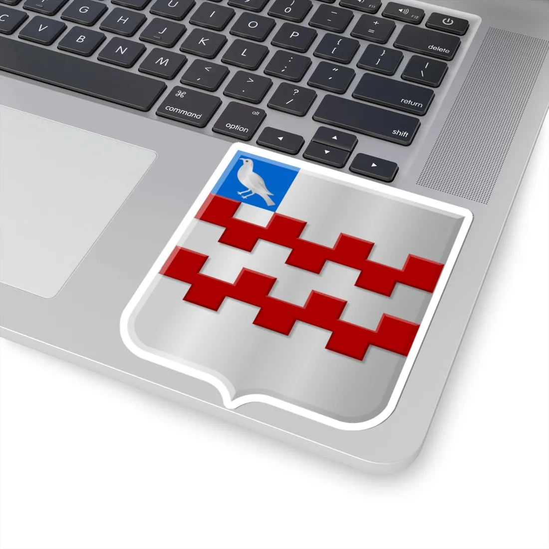 Oosterwijk wapen (Netherlands) (Coat of Arms) STICKER Vinyl Kiss-Cut Decal - The Sticker Space