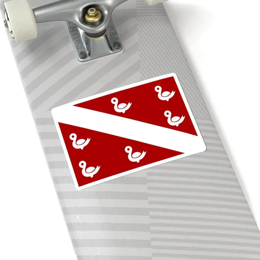 Oostkamp vlag (Belgium) STICKER Vinyl Kiss-Cut Decal - The Sticker Space