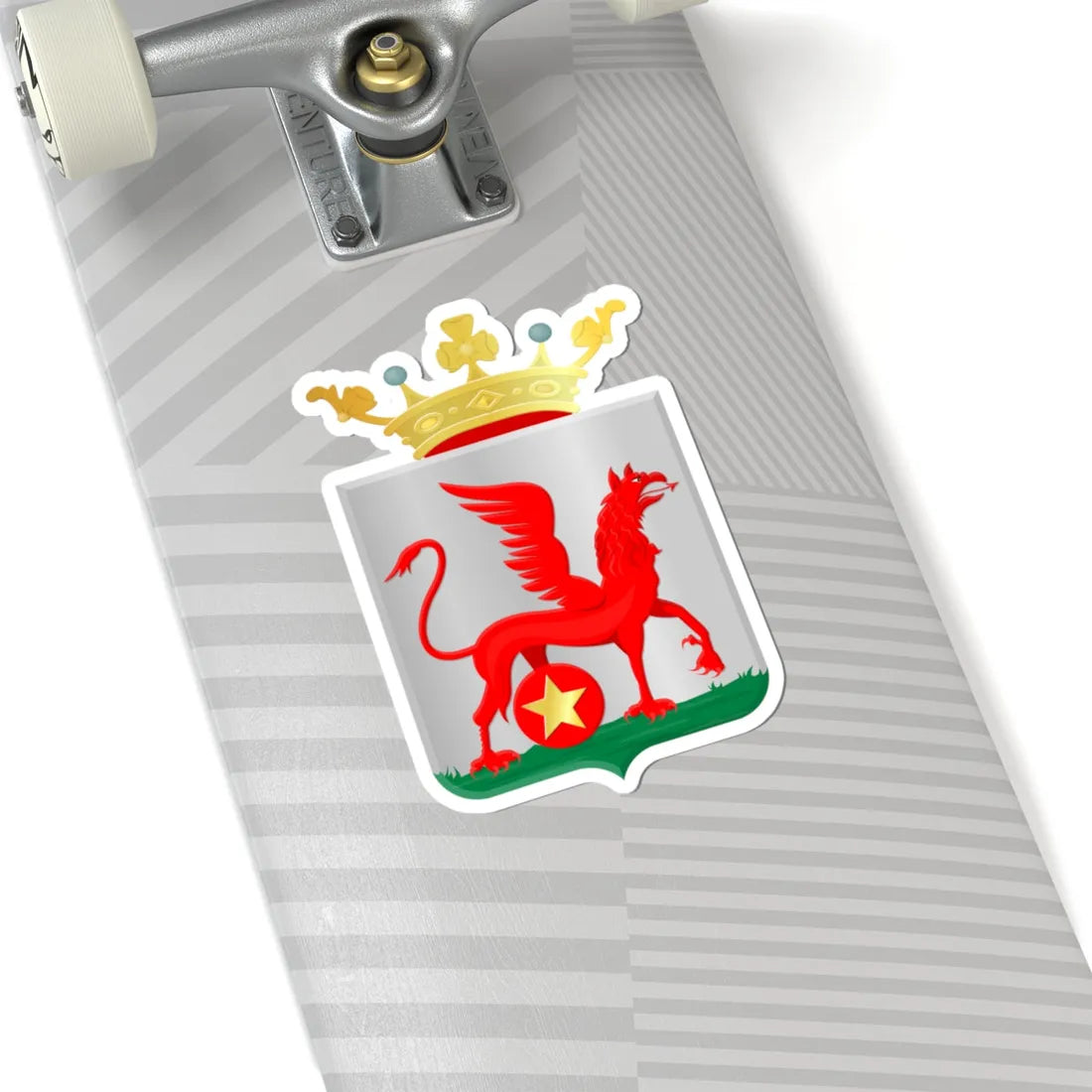 Ooststellingwerf wapen (Netherlands) (Coat of Arms) STICKER Vinyl Kiss-Cut Decal - The Sticker Space
