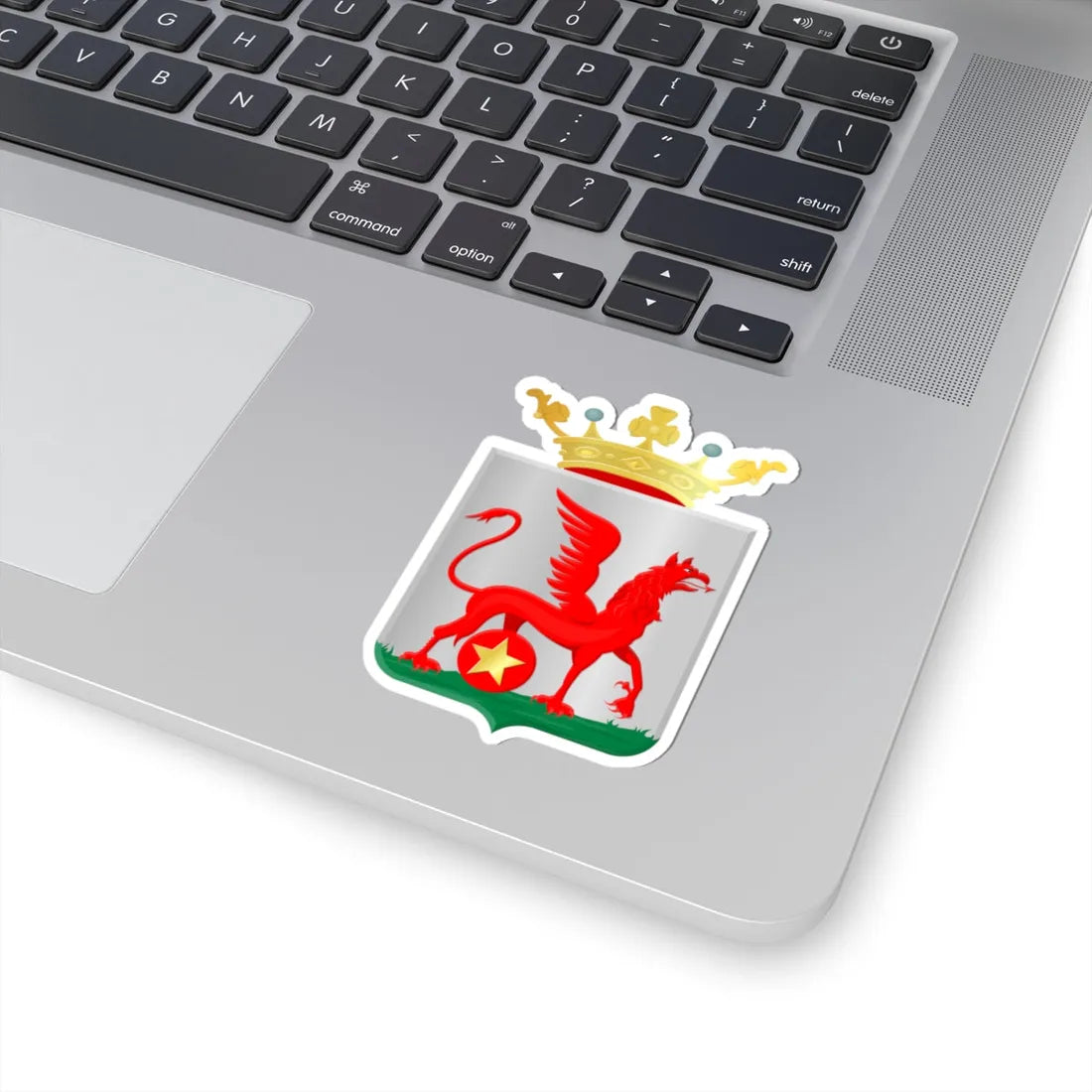 Ooststellingwerf wapen (Netherlands) (Coat of Arms) STICKER Vinyl Kiss-Cut Decal - The Sticker Space