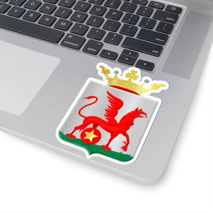 Ooststellingwerf wapen (Netherlands) (Coat of Arms) STICKER Vinyl Kiss-Cut Decal - The Sticker Space