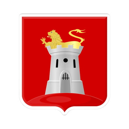 Oostvoorne wapen (Netherlands) (Coat of Arms) STICKER Vinyl Kiss-Cut Decal 3 Inch White - The Sticker Space