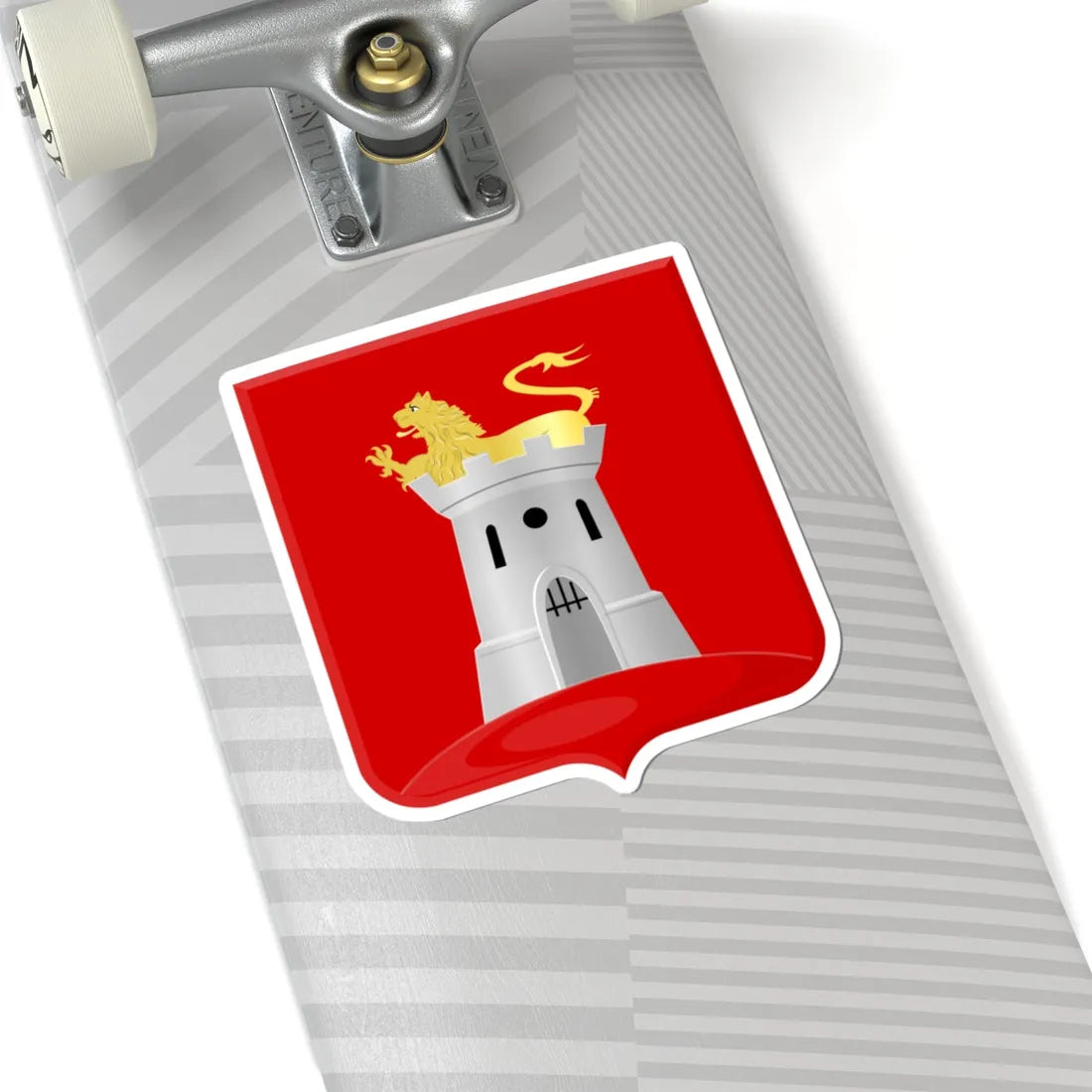 Oostvoorne wapen (Netherlands) (Coat of Arms) STICKER Vinyl Kiss-Cut Decal - The Sticker Space