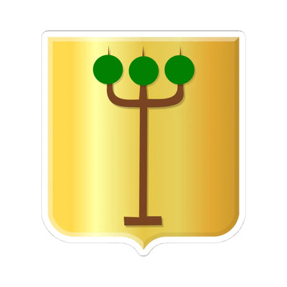 Oostzaan wapen 1816 (Netherlands) (Coat of Arms) STICKER Vinyl Kiss-Cut Decal 4 Inch White - The Sticker Space