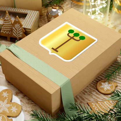 Oostzaan wapen 1816 (Netherlands) (Coat of Arms) STICKER Vinyl Kiss-Cut Decal - The Sticker Space