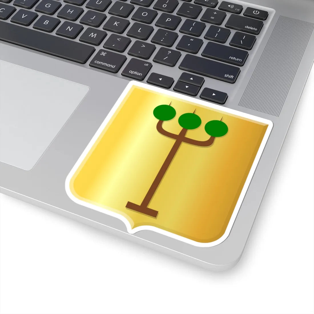 Oostzaan wapen 1816 (Netherlands) (Coat of Arms) STICKER Vinyl Kiss-Cut Decal - The Sticker Space