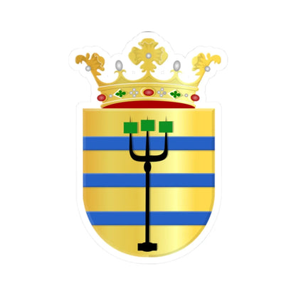 Oostzaan wapen (Netherlands) (Coat of Arms) STICKER Vinyl Kiss-Cut Decal 2 Inch White - The Sticker Space