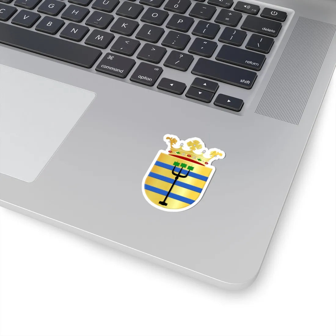 Oostzaan wapen (Netherlands) (Coat of Arms) STICKER Vinyl Kiss-Cut Decal - The Sticker Space