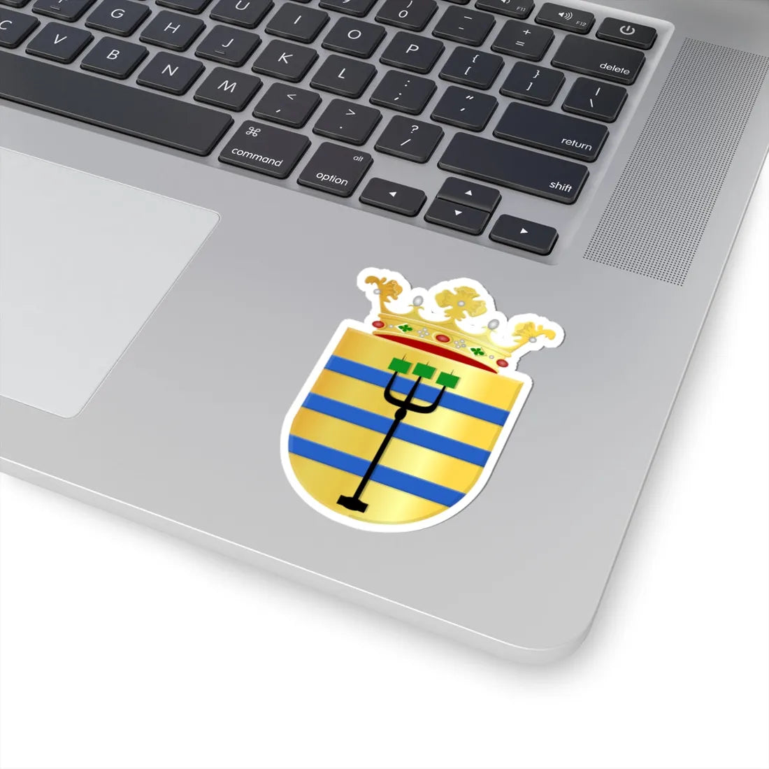 Oostzaan wapen (Netherlands) (Coat of Arms) STICKER Vinyl Kiss-Cut Decal - The Sticker Space