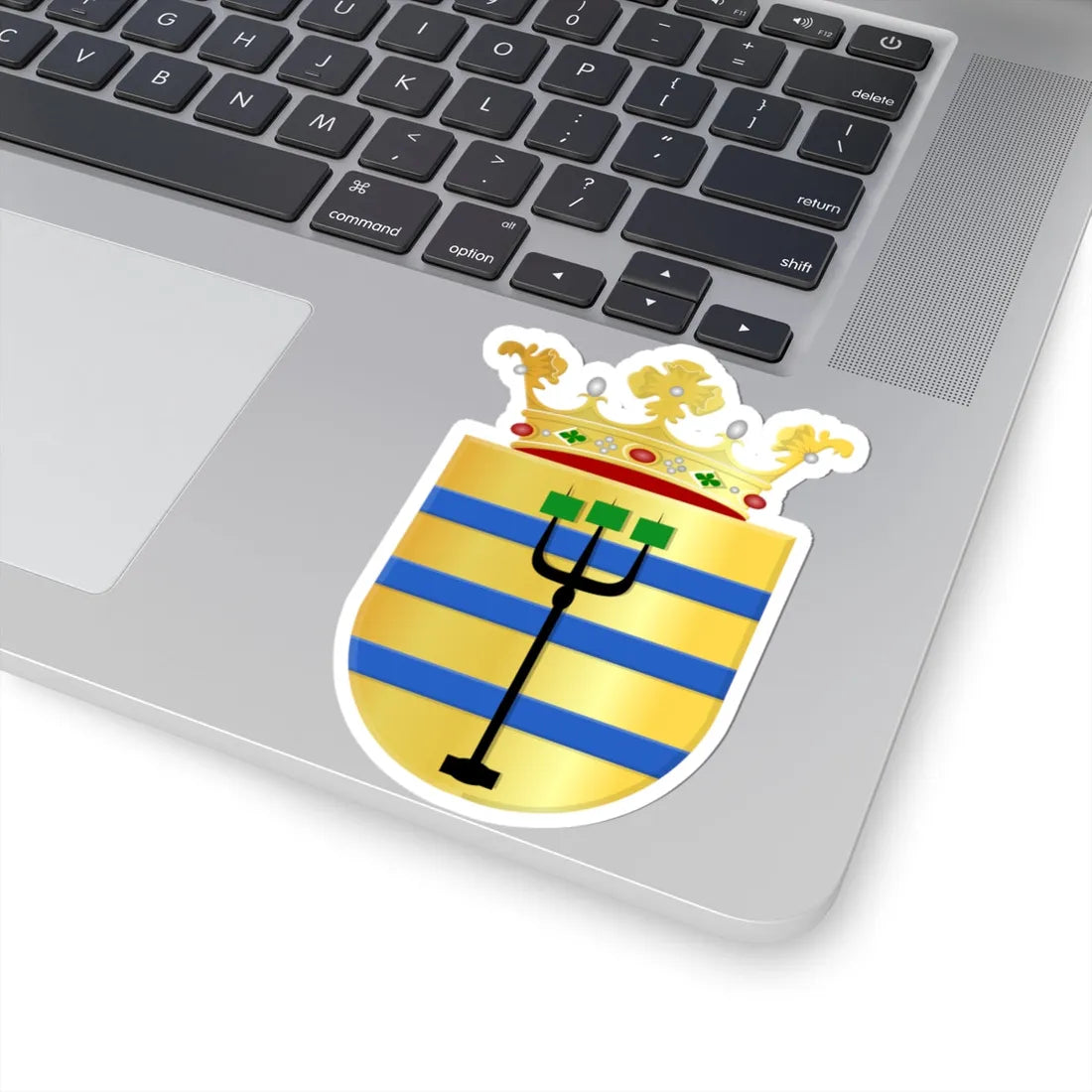 Oostzaan wapen (Netherlands) (Coat of Arms) STICKER Vinyl Kiss-Cut Decal - The Sticker Space