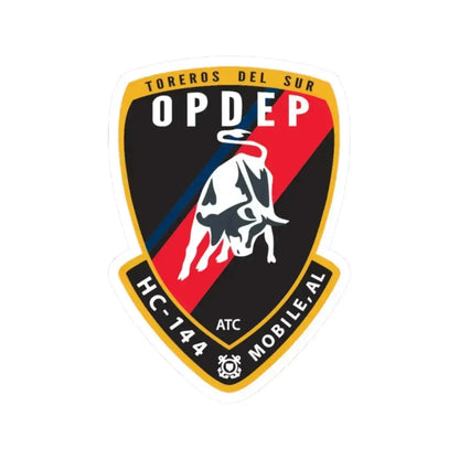 OPDEP HC 144 (U.S. Coast Guard) STICKER Vinyl Kiss-Cut Decal - The Sticker Space